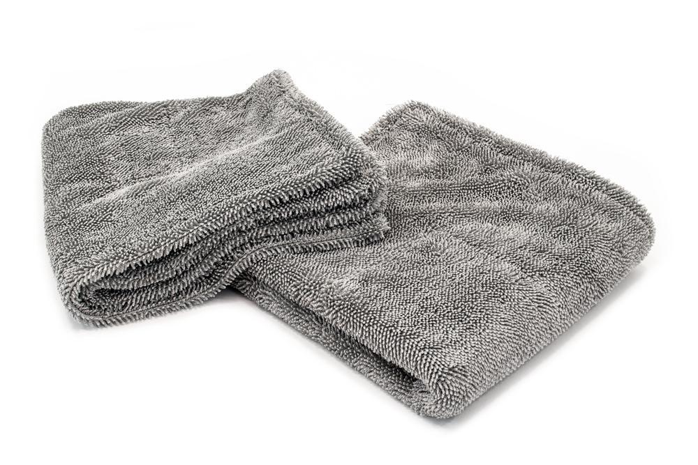 [Dreadnought Jr.] Microfiber Double Twist Pile Detailing Towel (16 in. x 16 in., 1100gsm) - 2 pack
